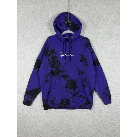 Primitive X Dragon Ball Super Shadow Beerus Hoodie Purple Wash Hoodie Sz M Mens - Picture 2 of 7
